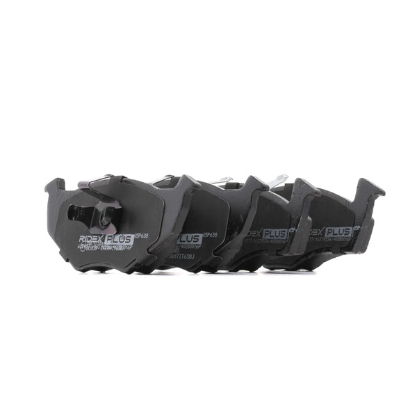 Bremsbeläge 402B0016P RIDEX PLUS 6N0698151C VW, AUDI, FORD, SKODA, SEAT