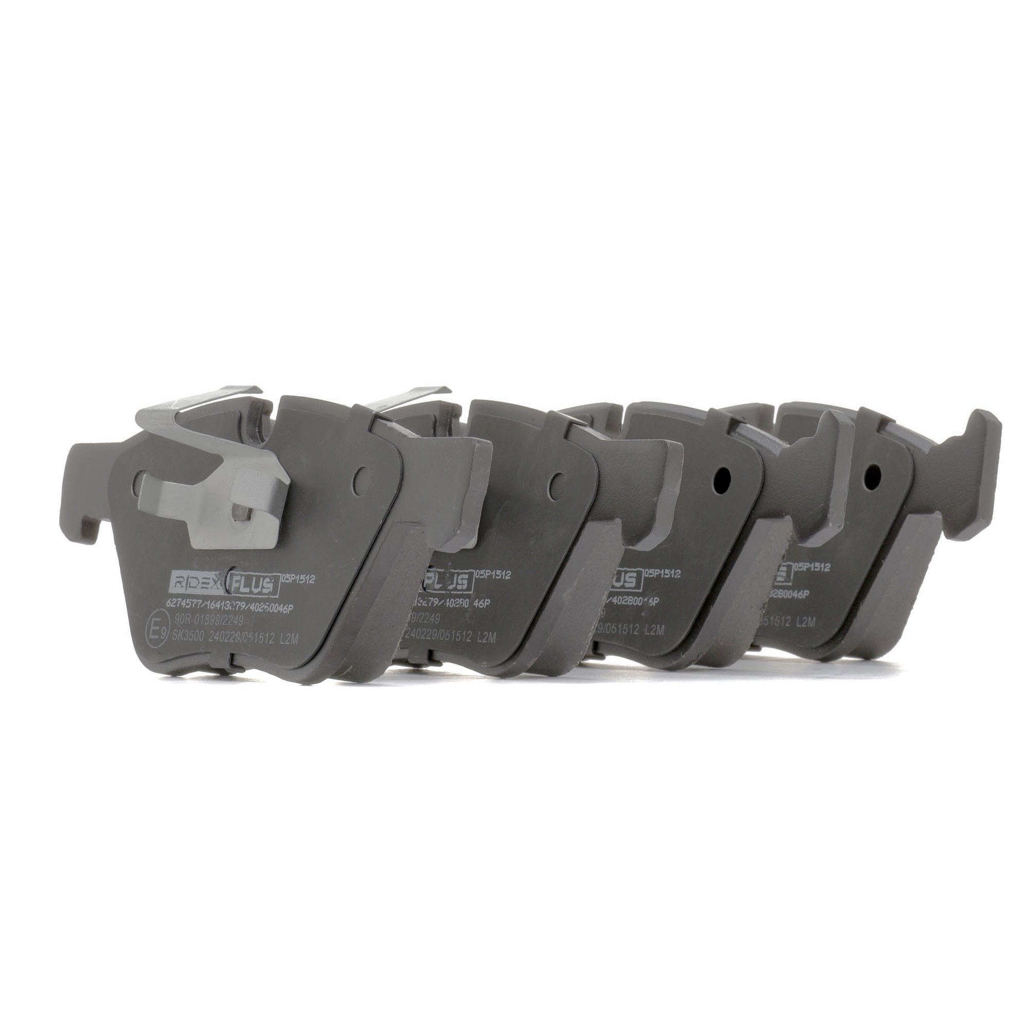 Bremsekloss RIDEX PLUS 402B0046P rangering