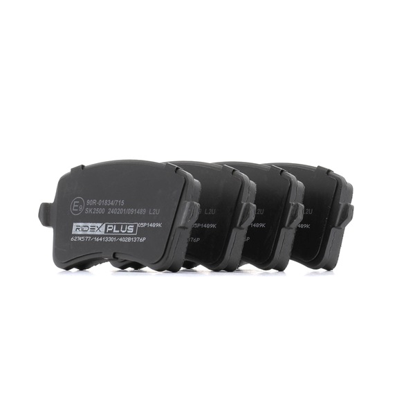 RIDEX PLUS 402B1376P Remblokkenset voor schijfrem AUDI A4 B8 Avant (8K5) 2.0 TDI 143 Pk Diesel CMFA