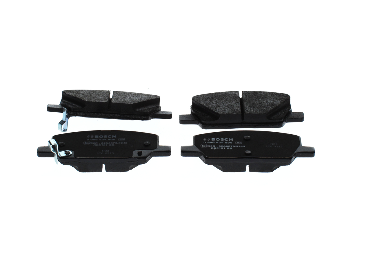 BP2525 BOSCH 0986424896 coût Plaquettes de frein VAUXHALL MOKKA / MOKKA X 2018
