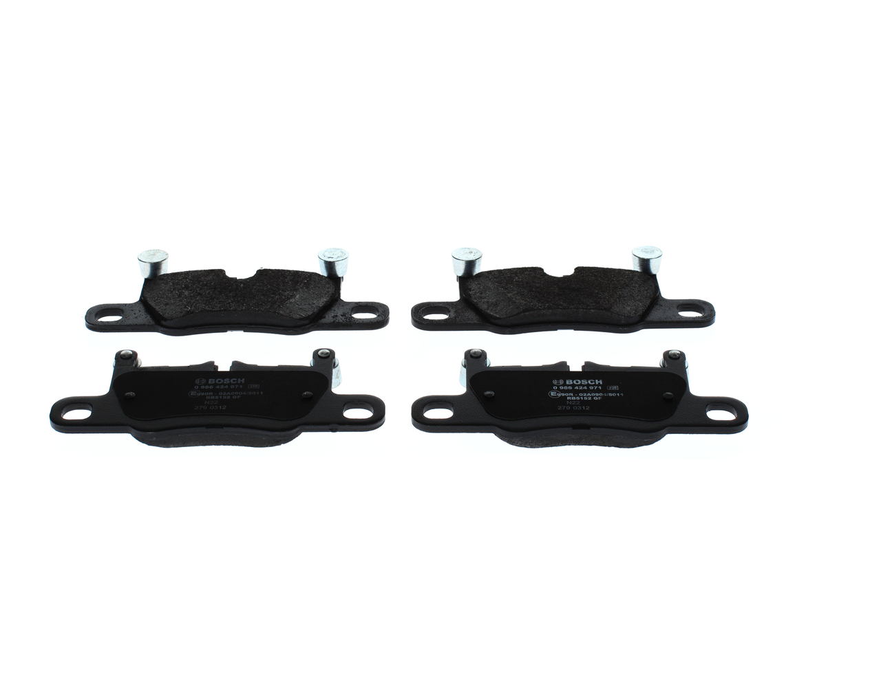 Bremsbeläge 0 986 424 971 BOSCH 992698451H PORSCHE