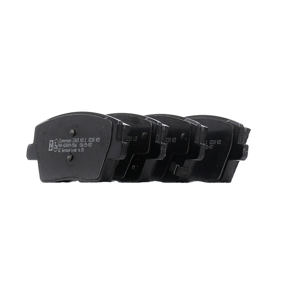 ZIMMERMANN 22865.165.2 Bremsbeläge