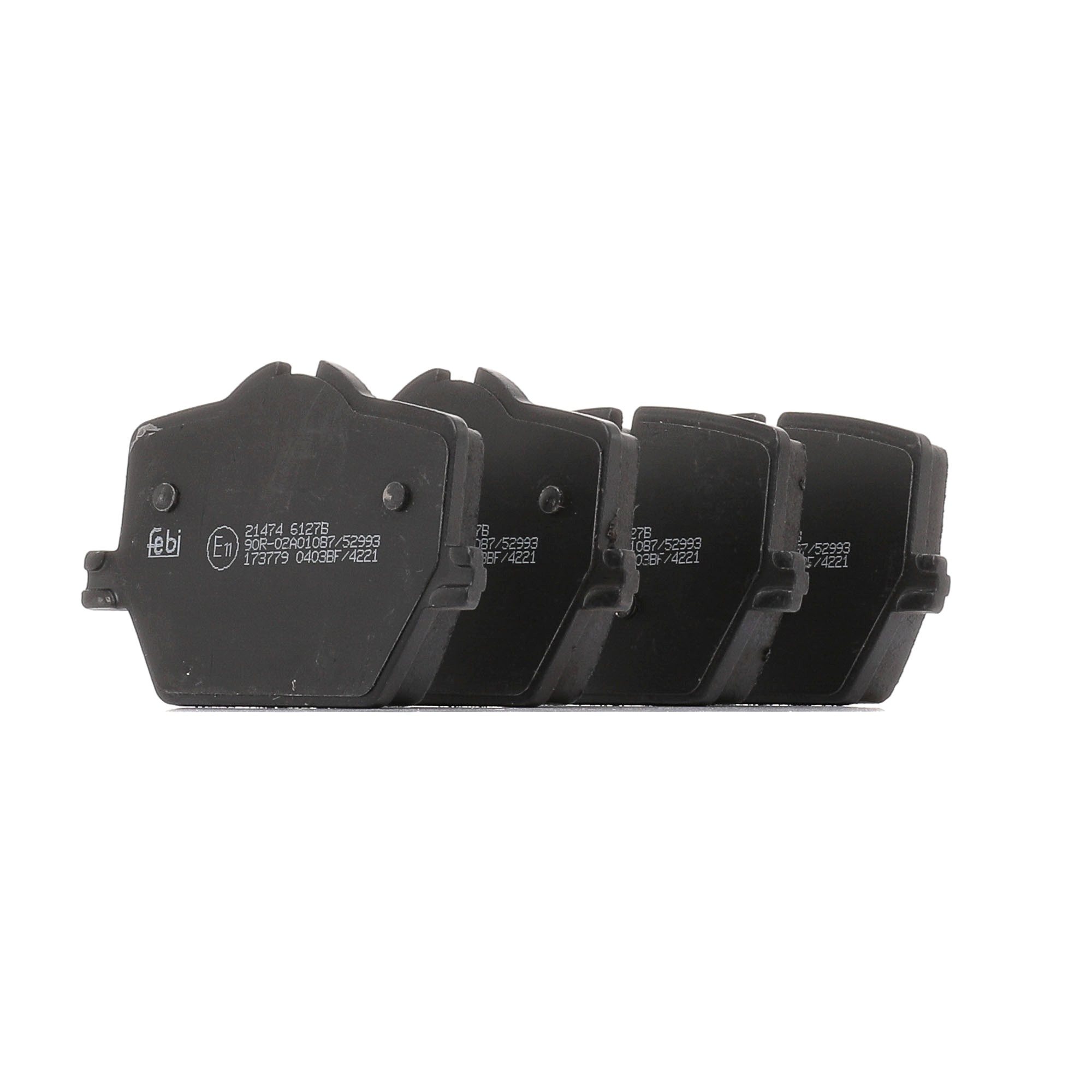 Комплект спирачно феродо, дискови спирачки 04466 WA A03 FEBI BILSTEIN 173779 BMW, TOYOTA, LEXUS
