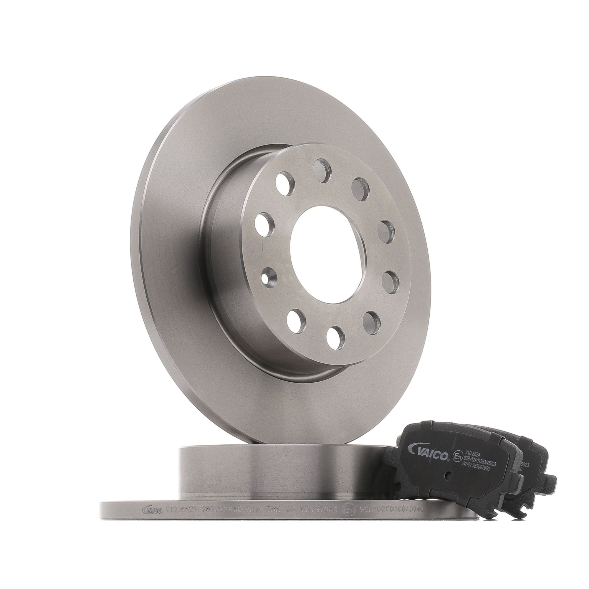 VAICO 1K0 698 451 Bremsscheiben und -beläge VW CADDY 2.0 TDI 16V 4motion 140 PS Diesel