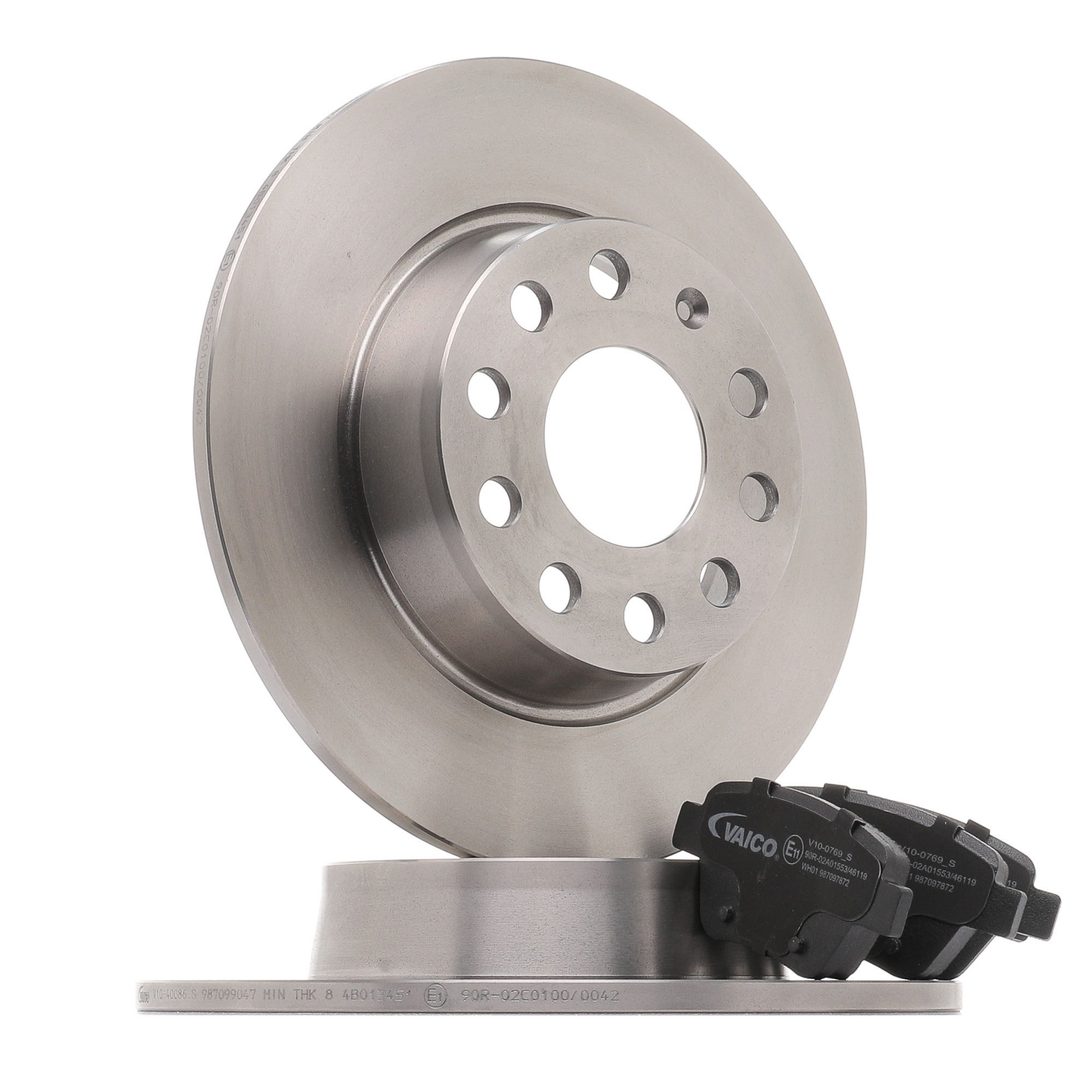 VAICO 5K0 698 451 C Bremsscheiben und -beläge VW CADDY 2.0 TDI 16V 4motion 140 PS Diesel