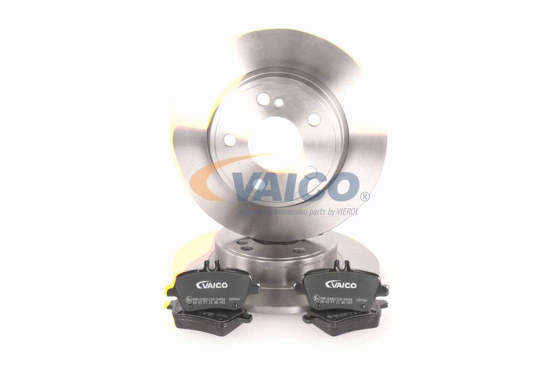 V30-3686 original Discs and pads VAICO Hatchback