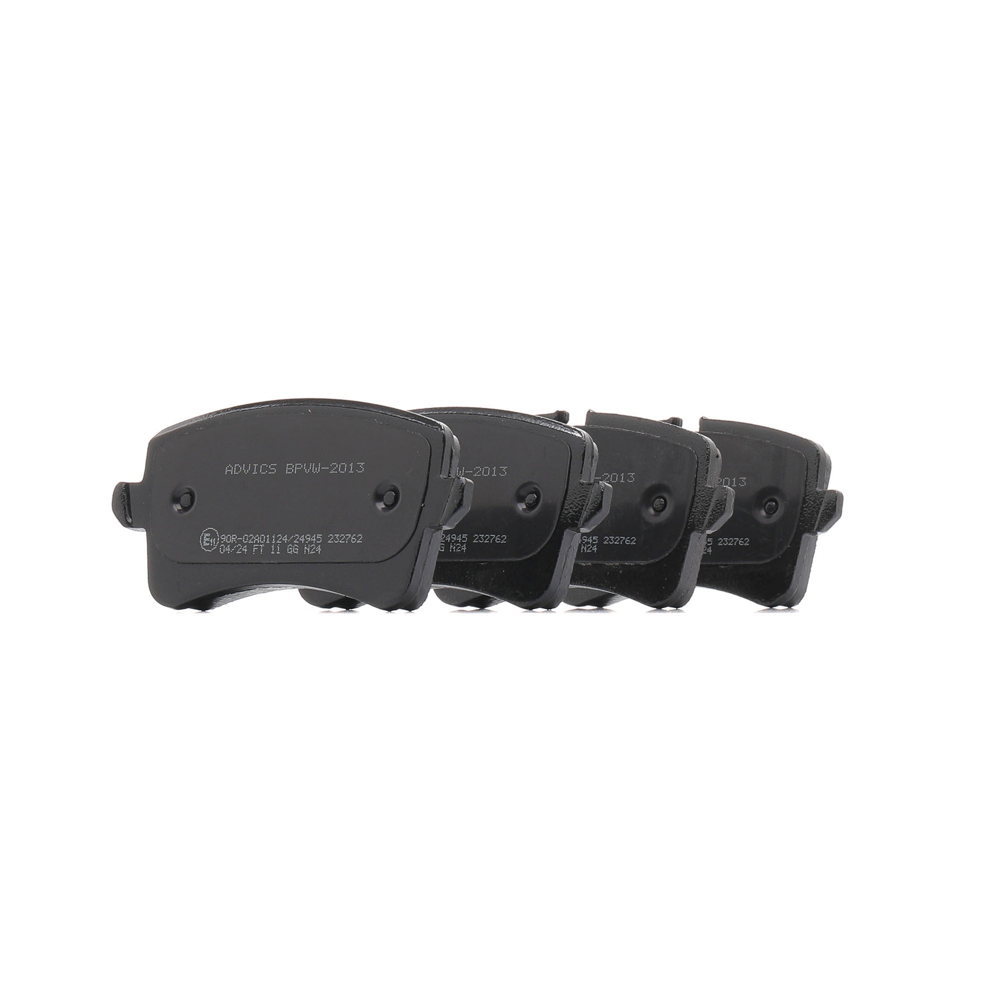 Brake pad set, disc brake AISIN D1547 rating