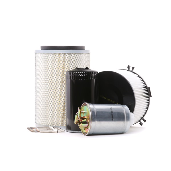 RIDEX 4682P0278 Filterkit VW Transporter T4 Bus (70B, 70C, 7DB, 7DK, 70J, 70K, 7DC, 7DJ) 2.5 TDI 102 Pk Diesel AUF