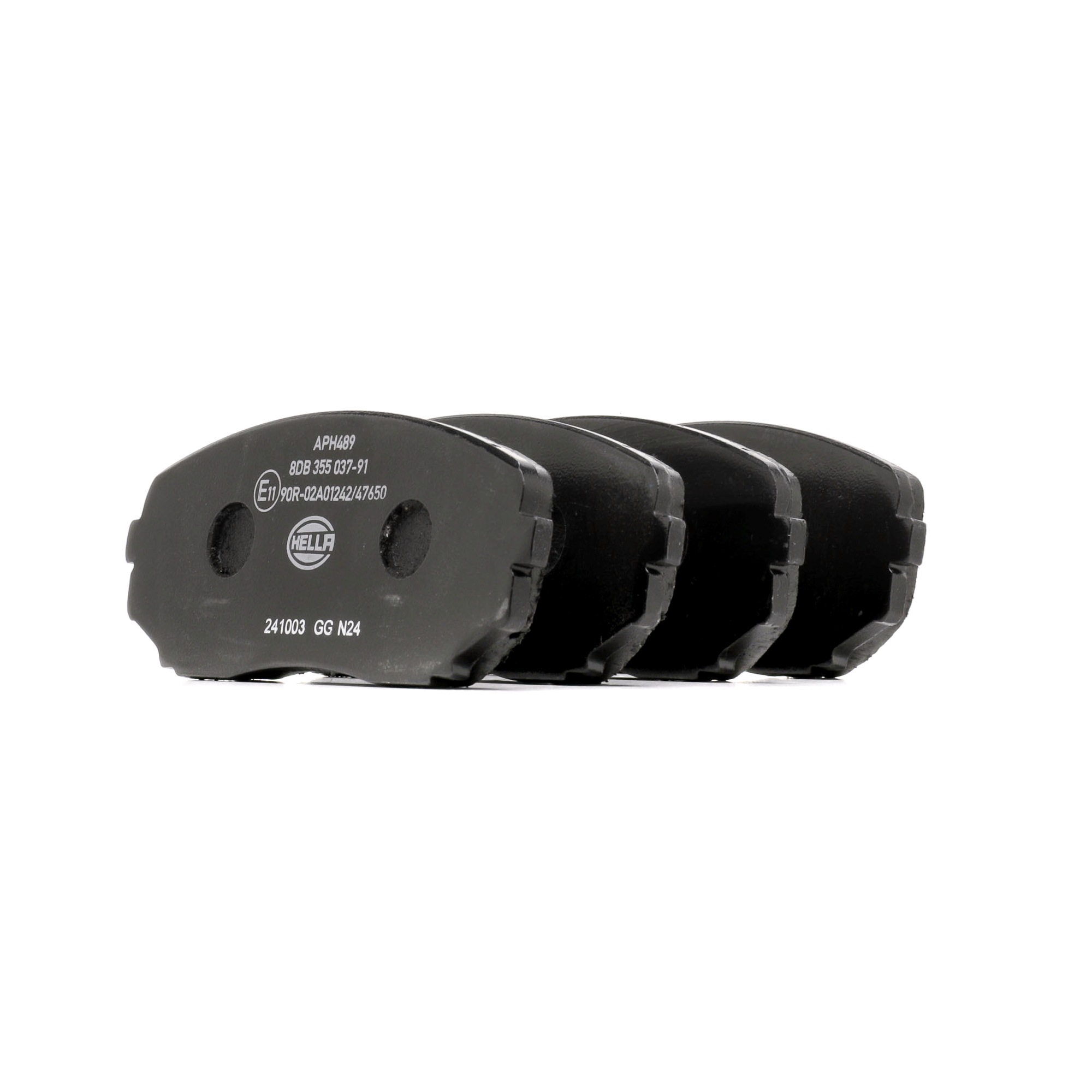 Brake pad set, disc brake HELLA T3176 rating