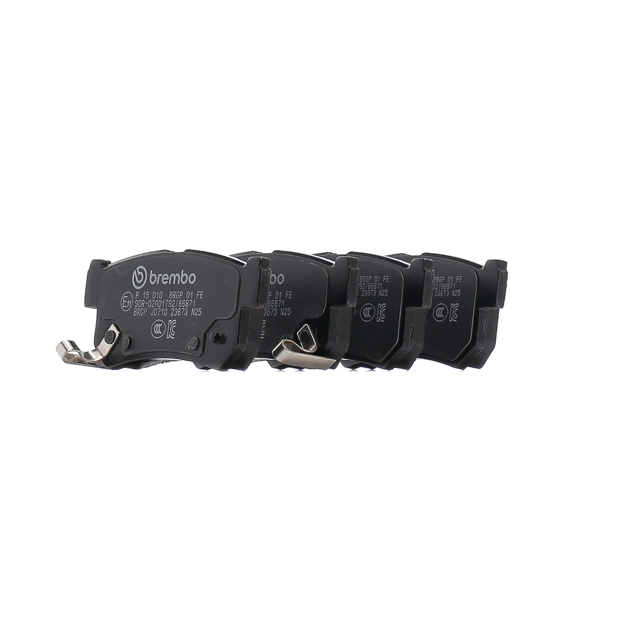 Brake pad set 48413-090A0 BREMBO P15010 HONDA, HYUNDAI, KIA, CHEVROLET, SSANGYONG