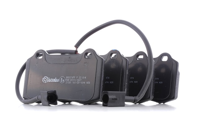 Brembo P 23 161 - Pastiglia Freno Anteriore - Conforme ECE-R90 - WVA 24466, 24467