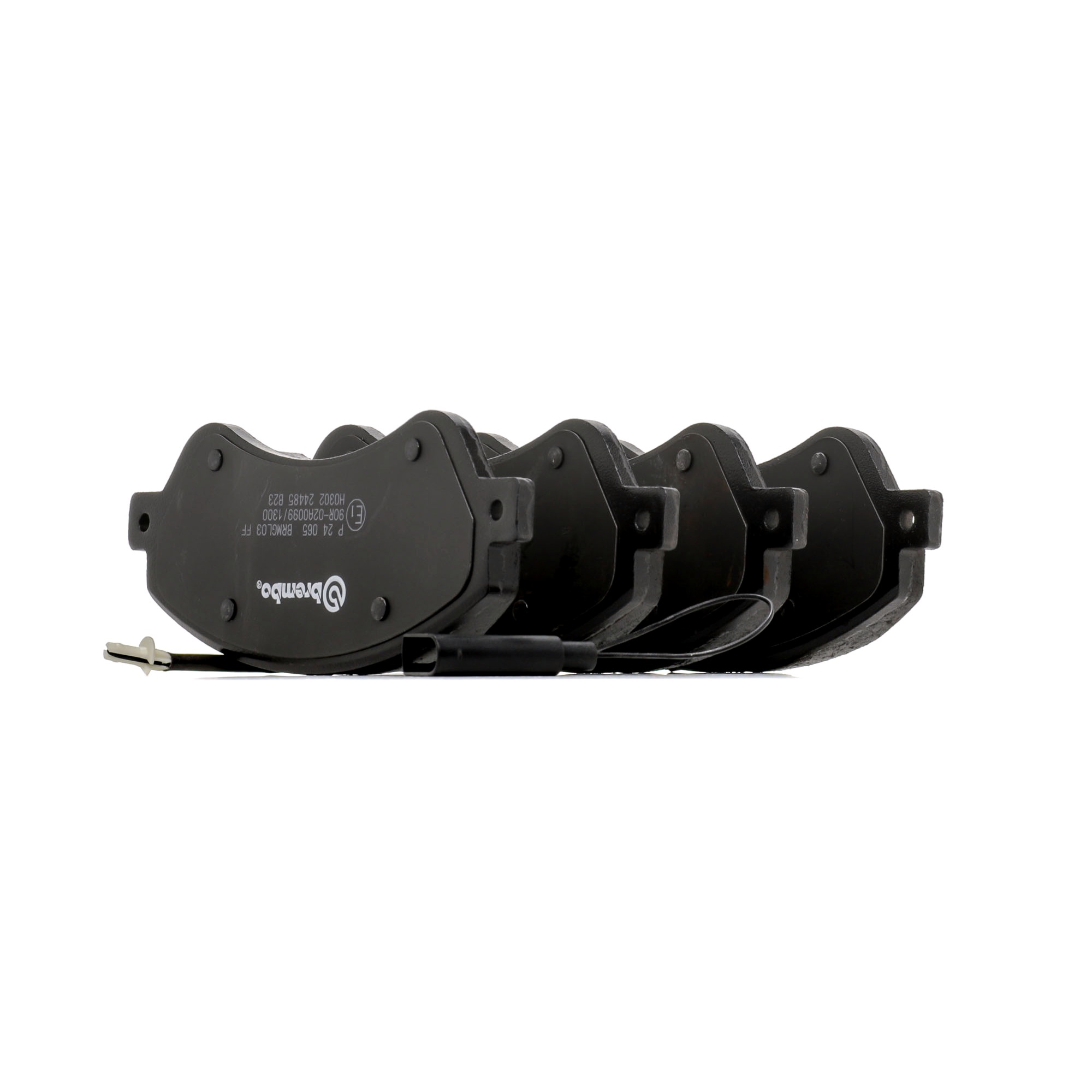 BREMBO P 24 065 Brake pad set Width: 165mm, Height: 65mm, Thickness: 19mm