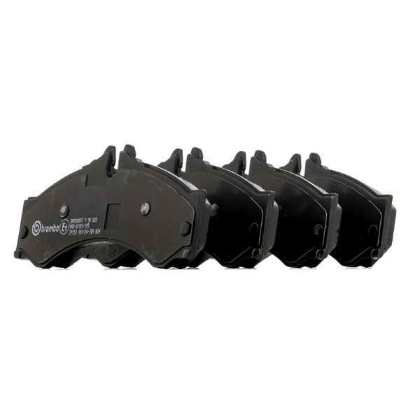 Bremsbeläge P 50 028 BREMBO 2D0698151B VW, MERCEDES-BENZ, AUDI, RENAULT, SKODA