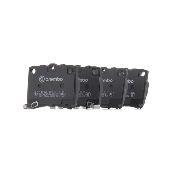 Sada brzdových destiček, kotoučová brzda BREMBO P 54 026