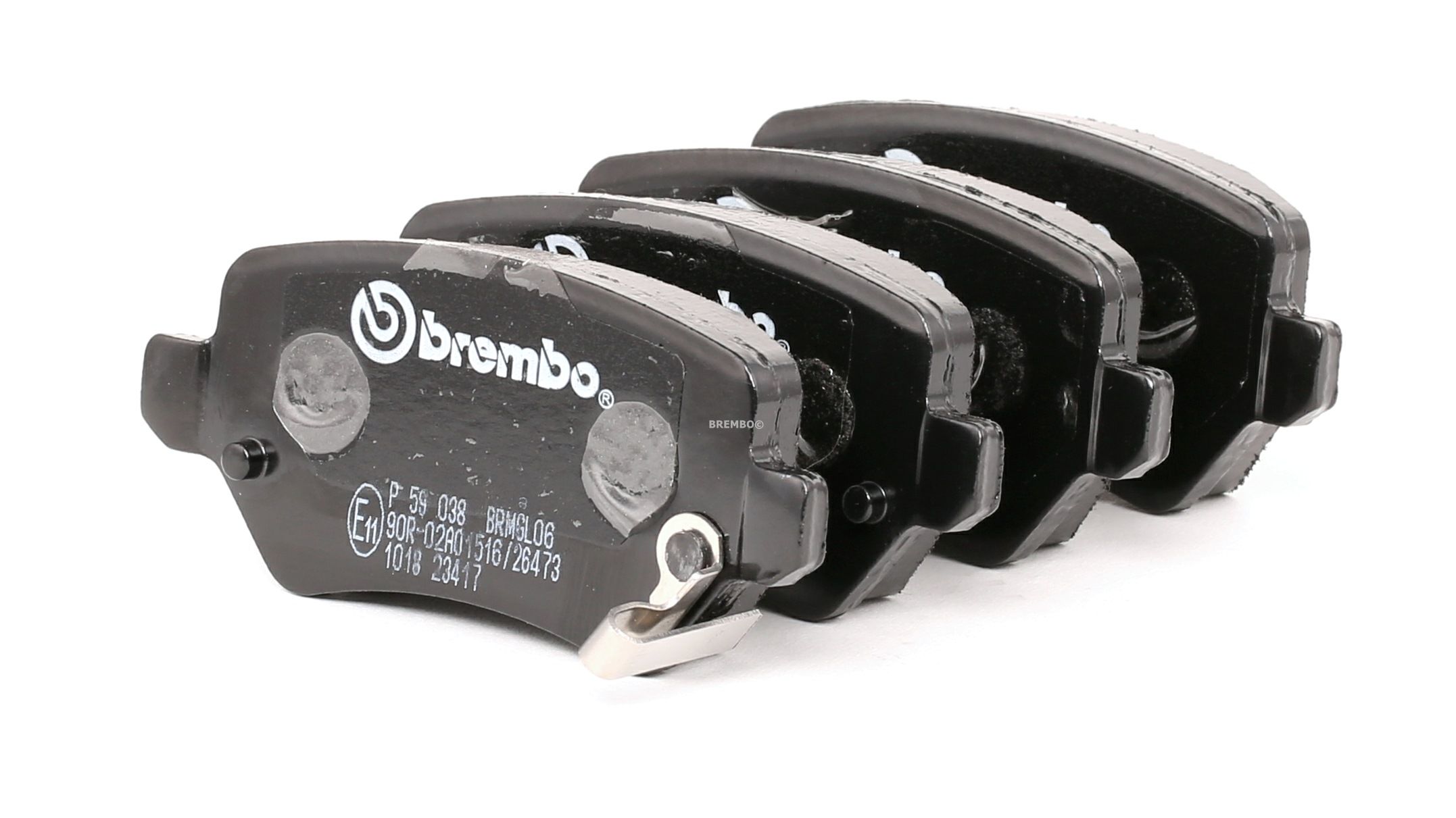 Pastiglie Freno Anteriori Brembo P 68 014 – Conforme ECE-R90, Per Sistema Girling, Con Indicatore Usura