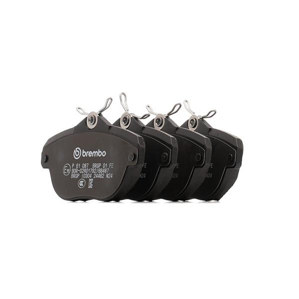 BREMBO Prime P 61 087 Комплект спирачно феродо, дискови спирачки