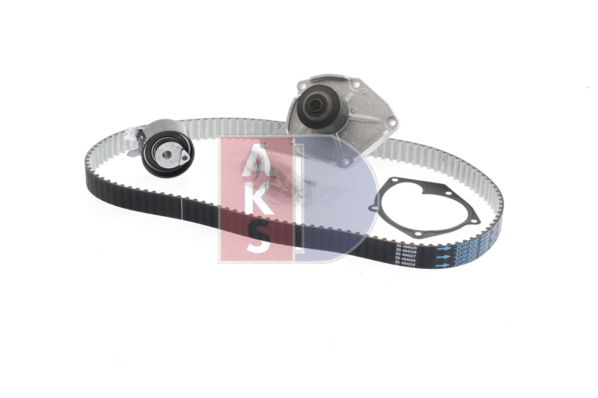 Kit cinghia distribuzione, pompa acqua 7701 478 031 AKS DASIS 570257N RENAULT, ALFA ROMEO, NISSAN, DACIA, DAEWOO