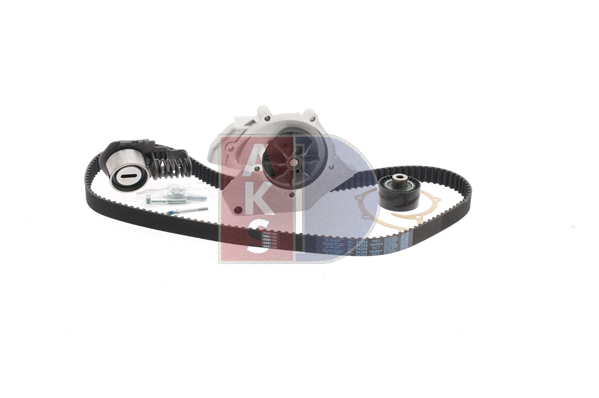 Wasserpumpe + Zahnriemensatz 570261N AKS DASIS E111483 VW, PEUGEOT, CITROЁN