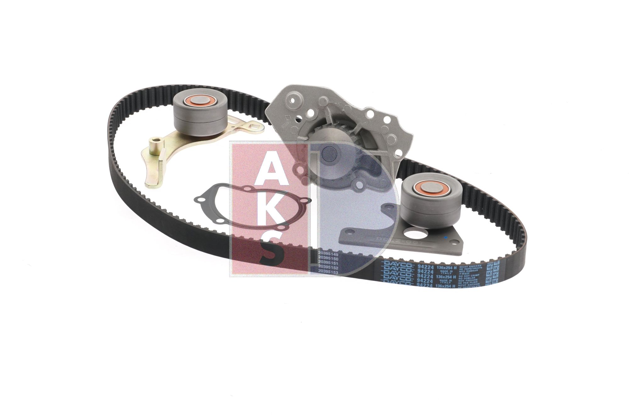 Wasserpumpe + Zahnriemensatz 570263N AKS DASIS GWP338 PEUGEOT, CITROЁN, ROVER, AUSTIN