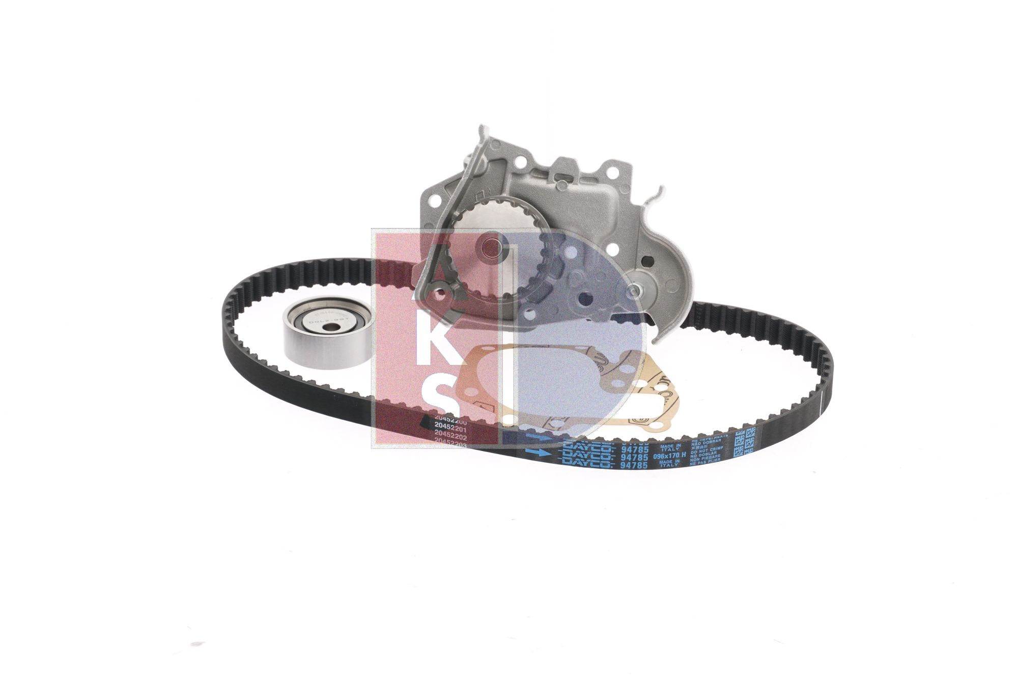 AKS DASIS 570308N Zahnriemensatz mit Wasserpumpe RENAULT CLIO 1.6 90 PS Benzin