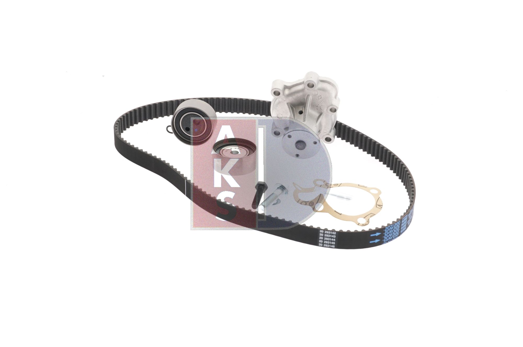 570364N Distributieriem set + waterpomp AKS DASIS 1334198 OPEL, FORD, VAUXHALL