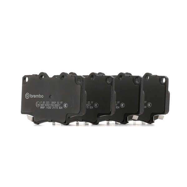 BREMBO Prime P 83 025 Комплект спирачно феродо, дискови спирачки