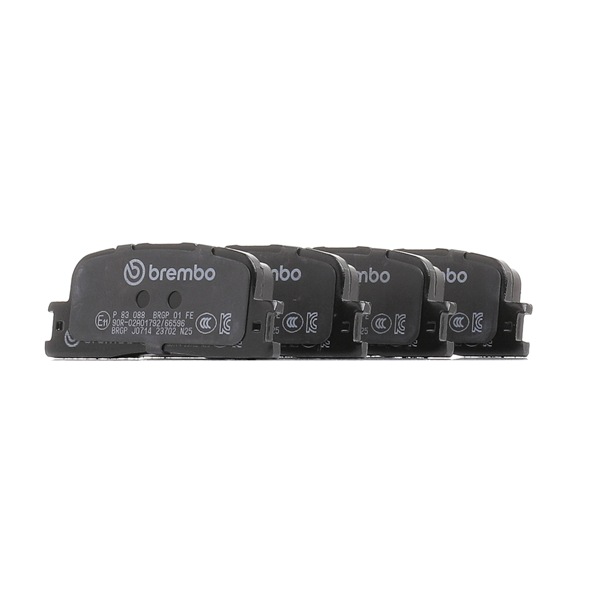 BREMBO Prime P 83 088 Plaquettes de frein