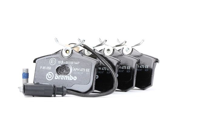 Brembo P 61 058 - Pastiglie Freno Posteriori Con Accessori, WVA 21278/21279, Per Impianto Teves