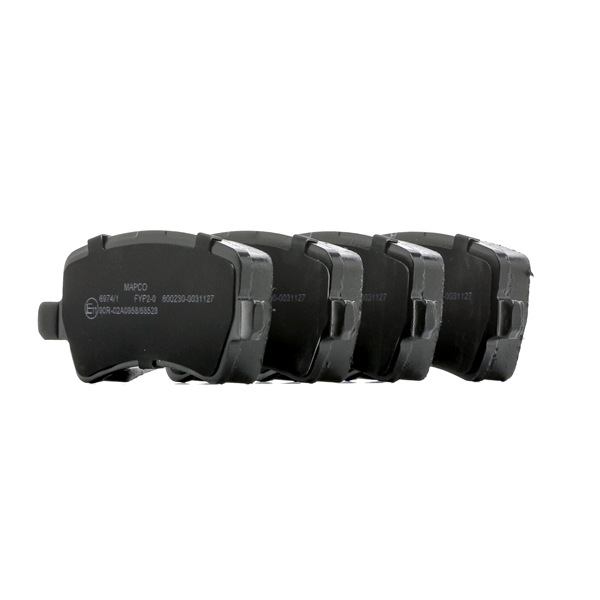 MAPCO 6974/1 Комплект спирачно феродо, дискови спирачки