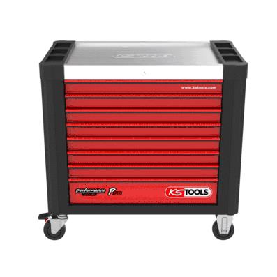KS TOOLS Gereedschapswagen Hoogte: 1024mm, Breedte 2 [mm]: 1075mm, Draagvermogen: 600kg, Draagvermogen per lade: 50kg, Plaatstaal