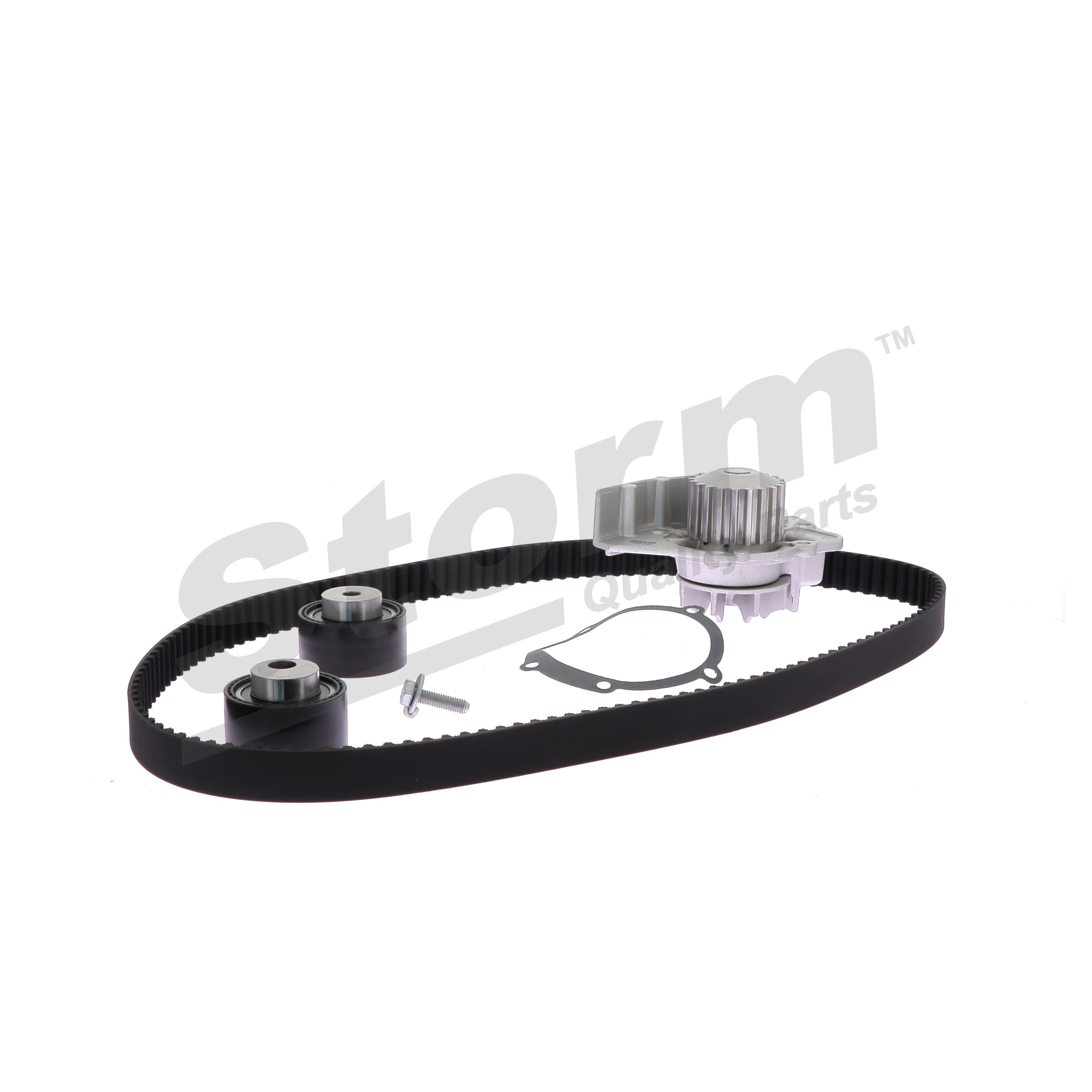 Wasserpumpe + Zahnriemensatz 5550566KP STORM QUALITY PARTS 16095246 PEUGEOT, CITROЁN, PIAGGIO