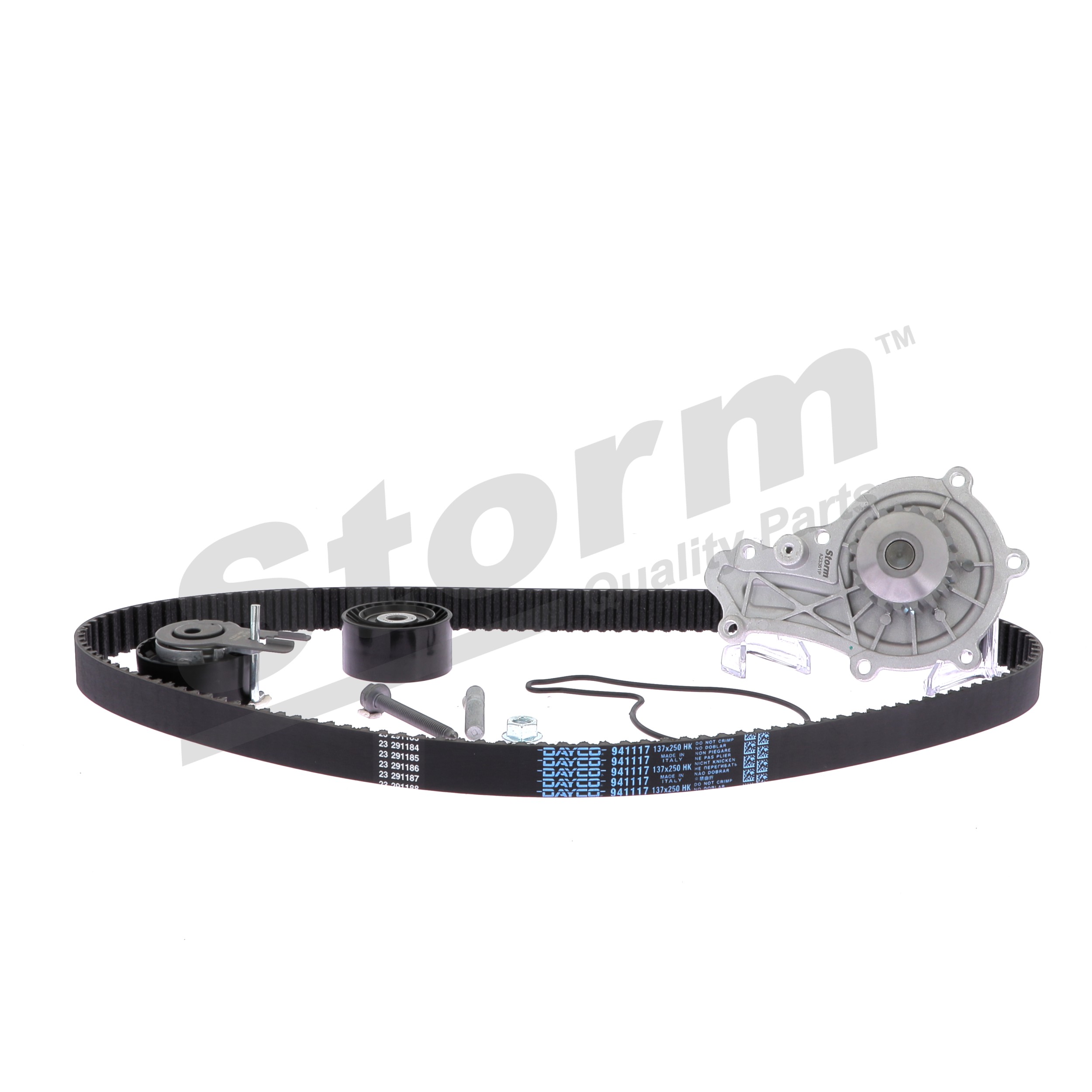 Wasserpumpe + Zahnriemensatz 904487KP STORM QUALITY PARTS 3M5Q8B596AA FORD, CITROЁN