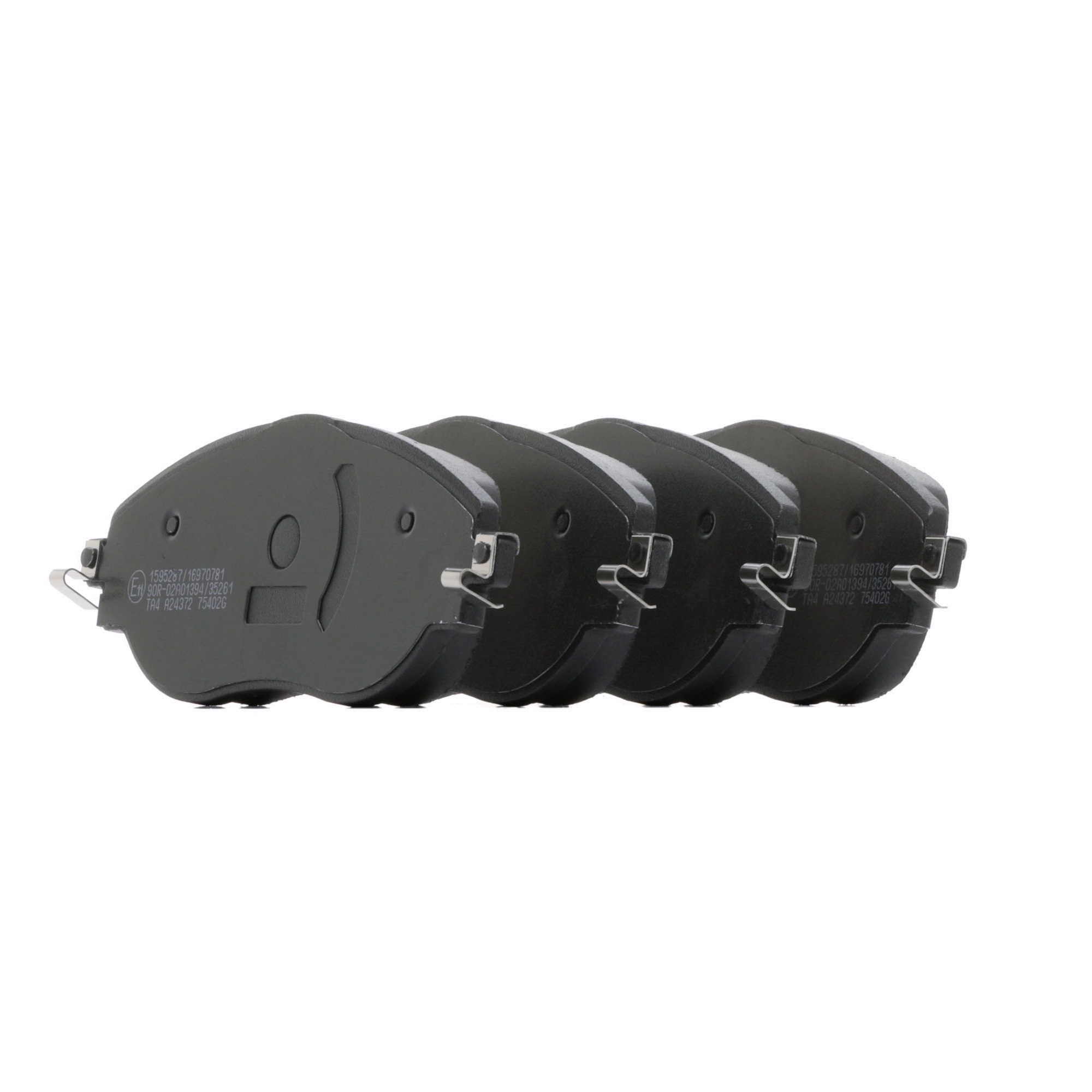 Remblokken 3Q0698151D RIDEX 402B1607 VOLKSWAGEN, AUDI, CUPRA