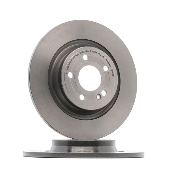 4-Piece Drilled & Slotted Brake Rotors Kit For 2002-2018 Ram 1500 & More - Silver Zinc