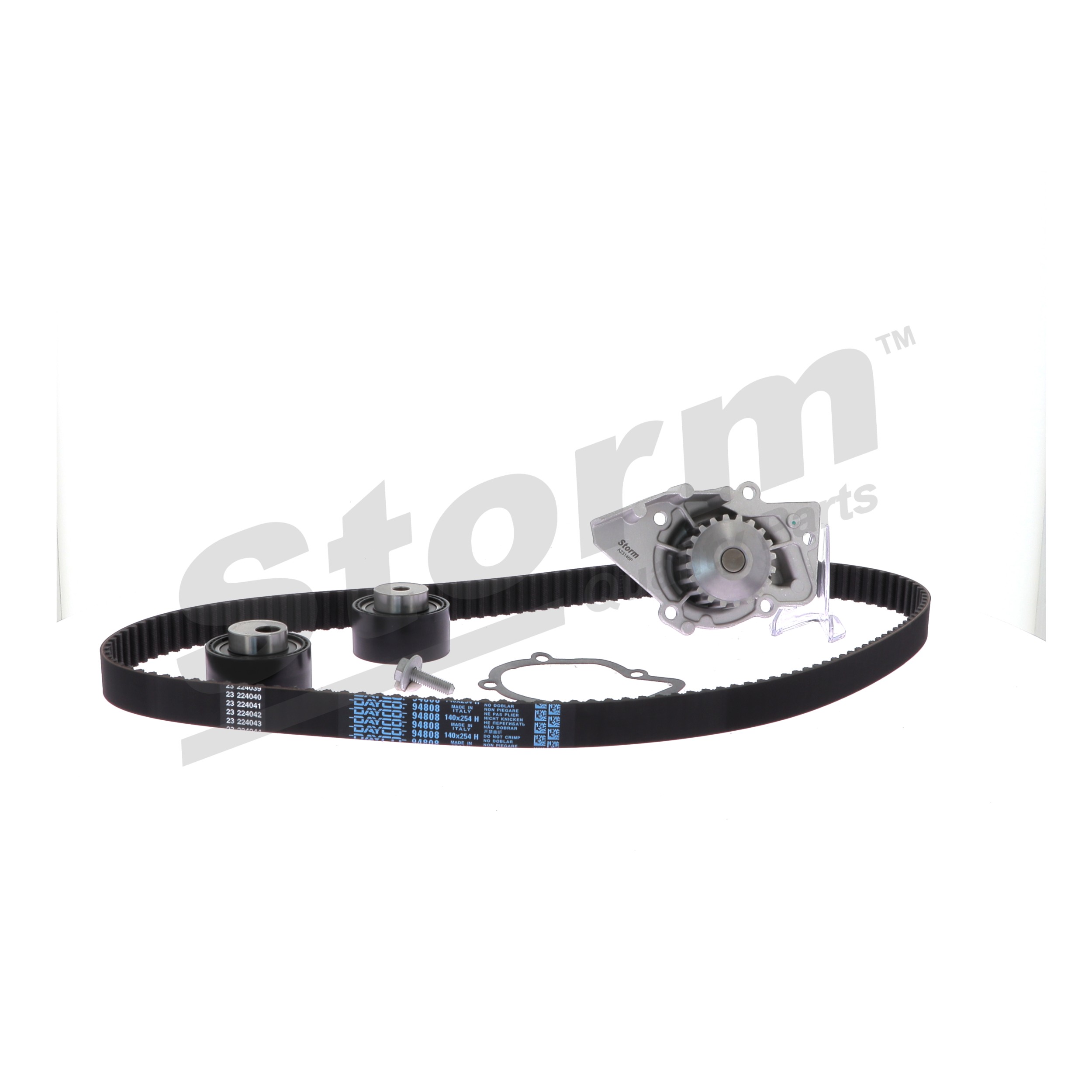 Vesipumppu + jakohihnasarja 5550358KP STORM QUALITY PARTS 16 0940 2380 VW, OPEL, PEUGEOT, CITROЁN, FIAT