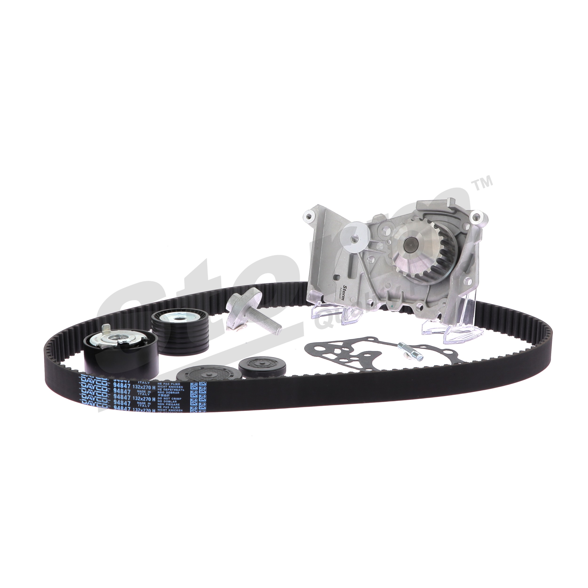 Bomba de agua + kit de correa de distribución 11 9A 003 97R STORM QUALITY PARTS 5550576KP RENAULT, DACIA, LADA