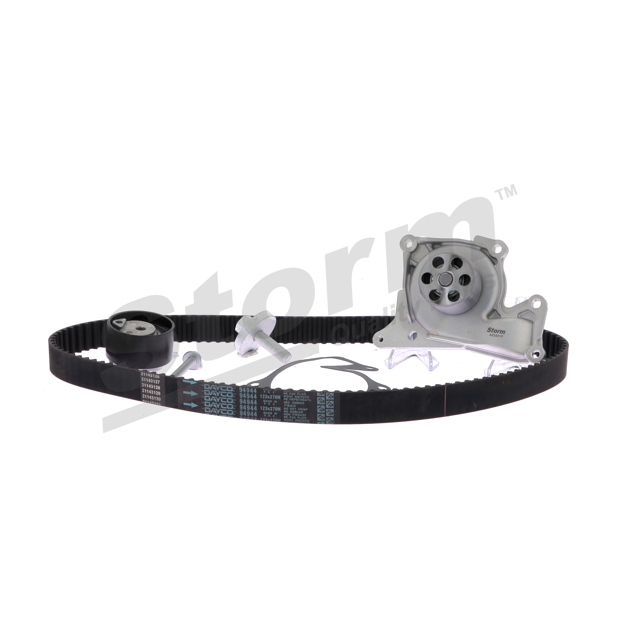STORM QUALITY PARTS 5550580KP Pompe à eau + kit de distribution Dacia Duster Van 1.5 dCi 4x4 90 CV Diesel 2024
