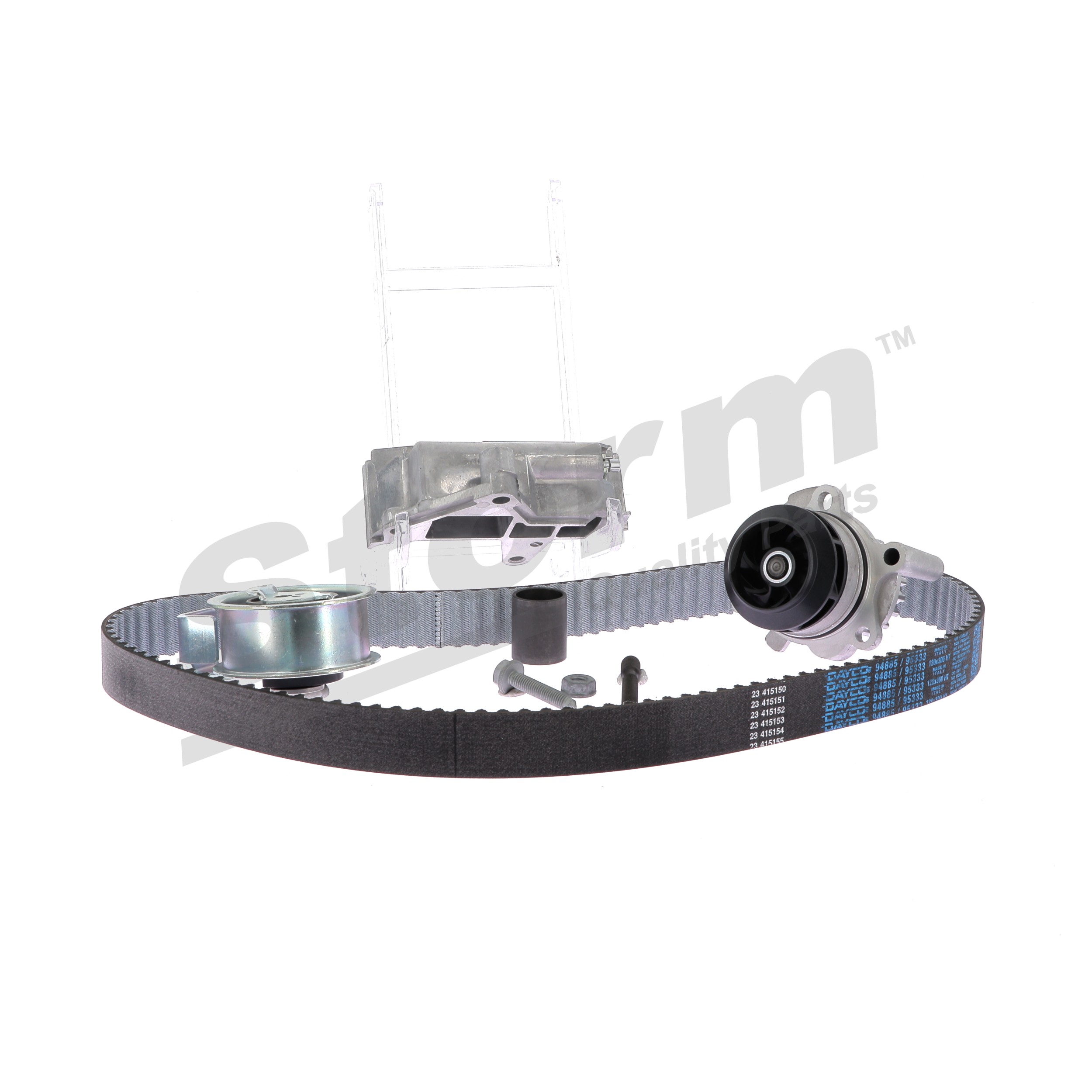 STORM QUALITY PARTS 5550583KP Kit de distribution + pompe à eau Kit de distribution + pompe à eau 038.121.011C STORM QUALITY PARTS 5550583KP VOLKSWAGEN, AUDI, FORD, SEAT, SKODA