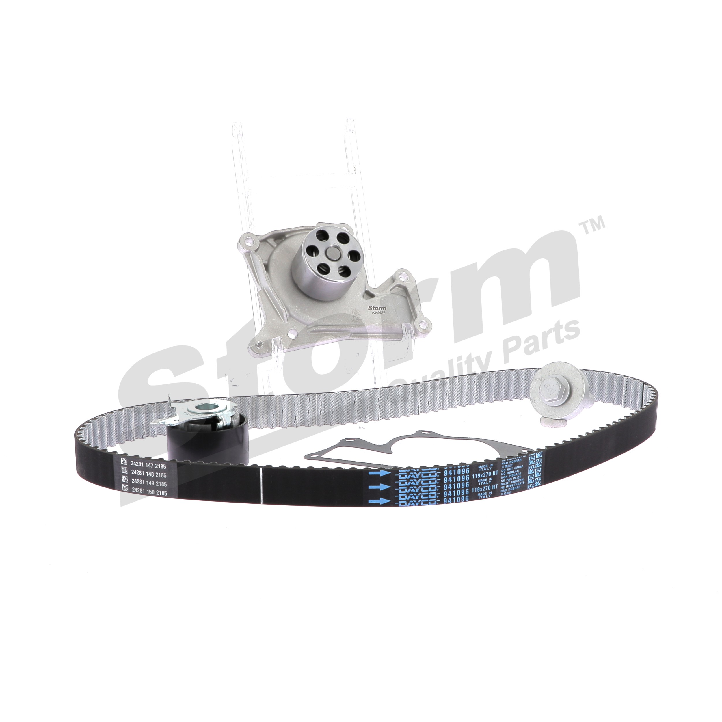 Wasserpumpe + Zahnriemensatz 415 990 45 01 STORM QUALITY PARTS 5550886KP MERCEDES-BENZ, SMART