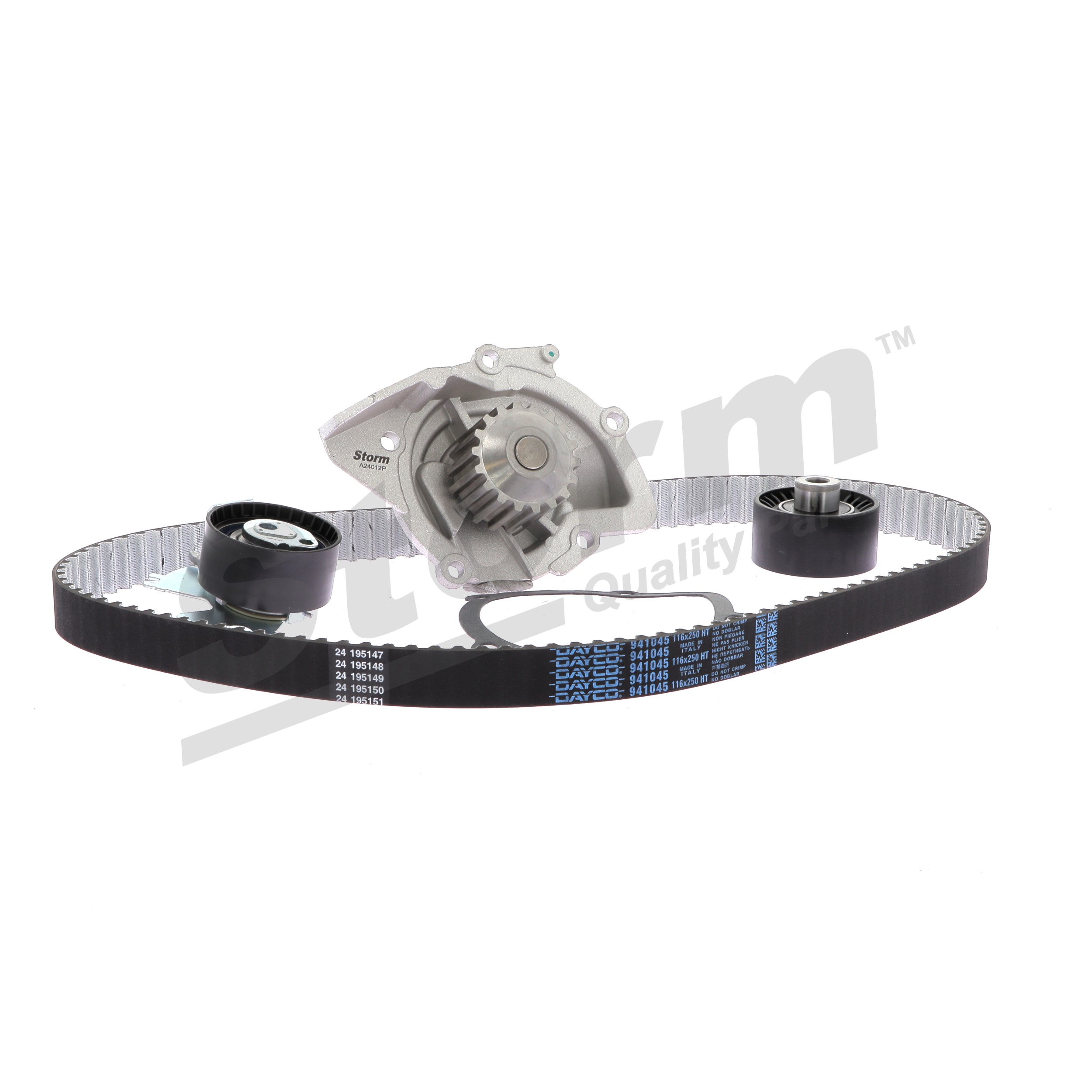 Wasserpumpe + Zahnriemensatz 1761515 STORM QUALITY PARTS 5550967KP FORD, FIAT