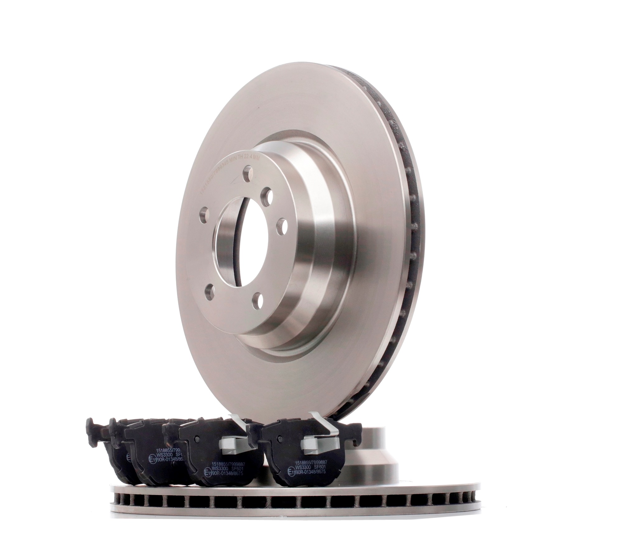 Bremsscheiben und -beläge 3405B1154 RIDEX 34216791938 BMW, RENAULT, MINI, ALPINA