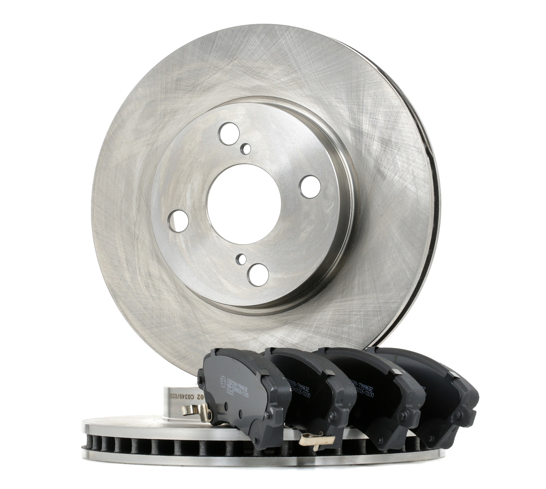RIDEX 3405B1285 Bremseskiver og -klosser Ø: 256mm, Bremseskivetykkelse: 25mm