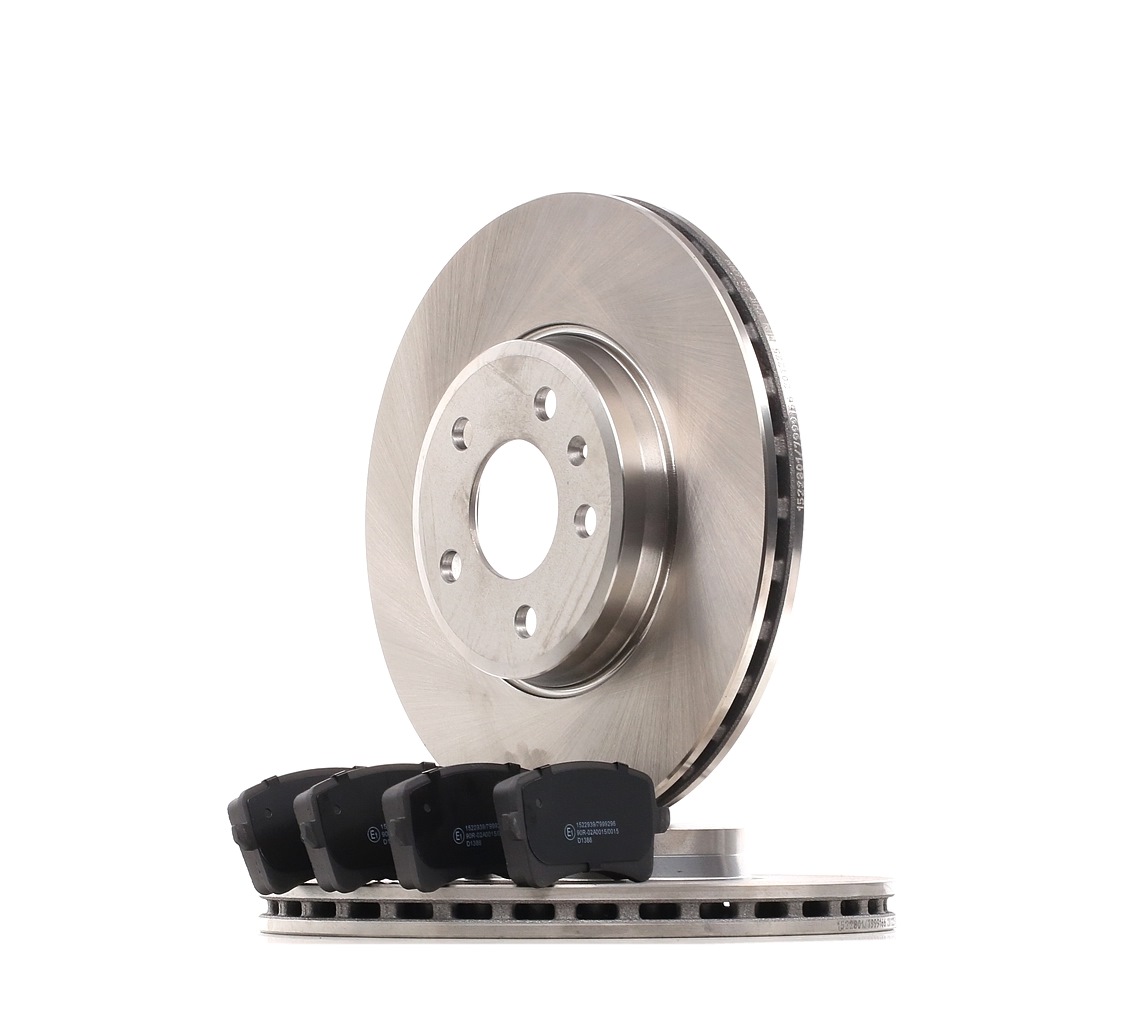 RIDEX 3405B1463 Bremsscheiben und -beläge AUDI A4 2.0 TDI 136 PS Diesel