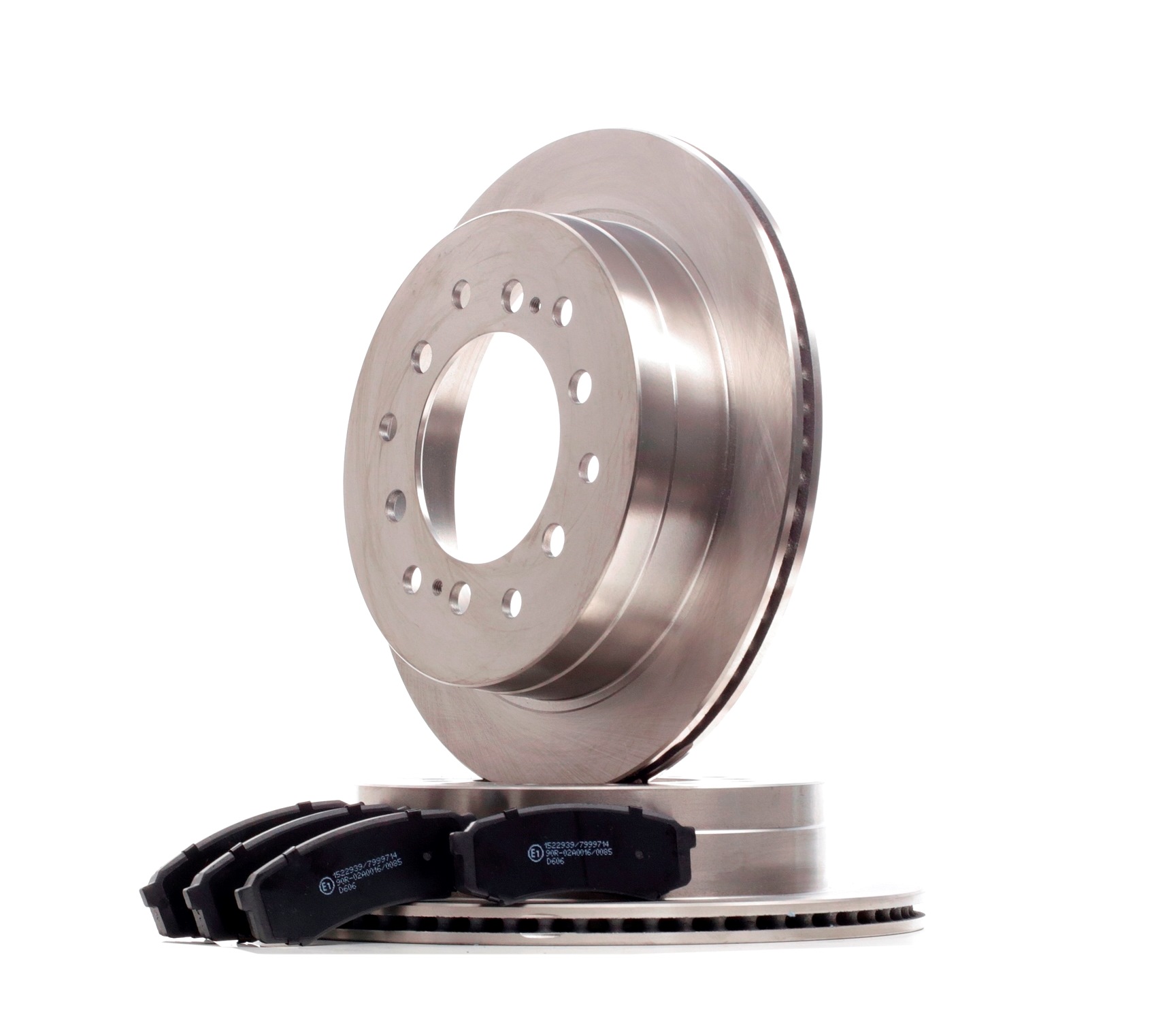 Bremsscheiben und -beläge 3405B1496 RIDEX 4243160190 TOYOTA, LEXUS, WIESMANN