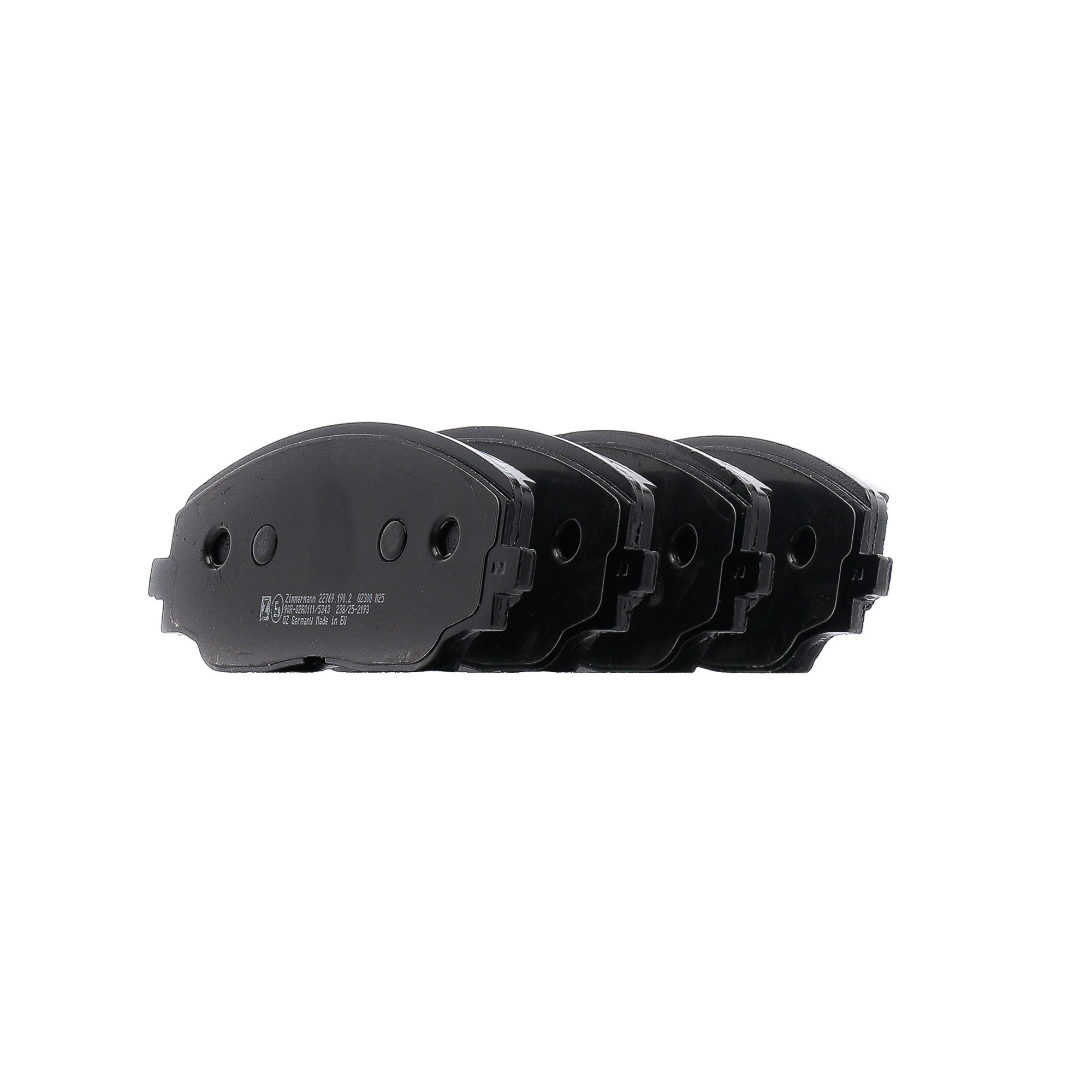 Remblokken 3QF698151 ZIMMERMANN 22769.190.2 VOLKSWAGEN, AUDI, SKODA, SEAT