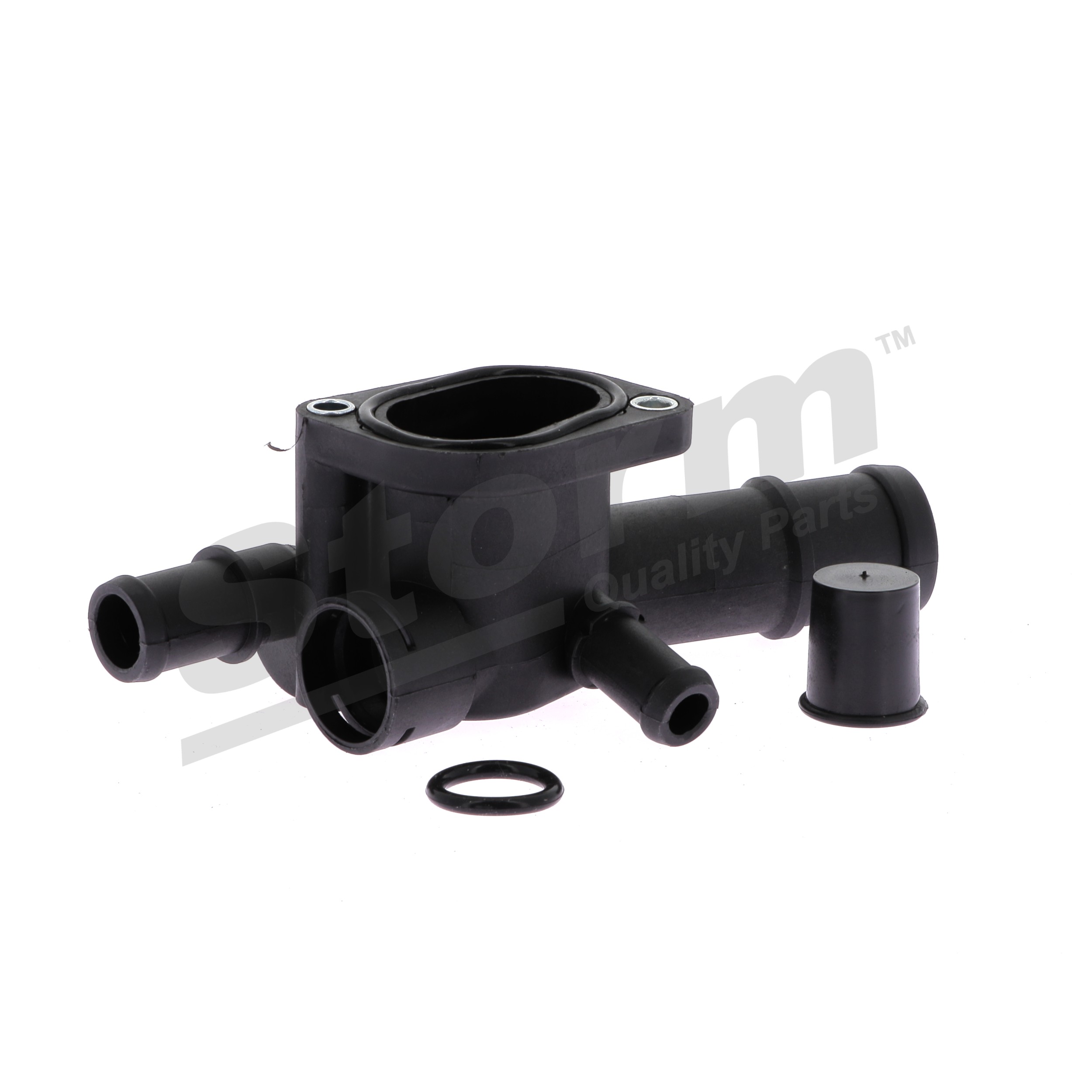 Kühlmittelflansch F12986 STORM QUALITY PARTS 038121132D VW, AUDI, SKODA, SEAT