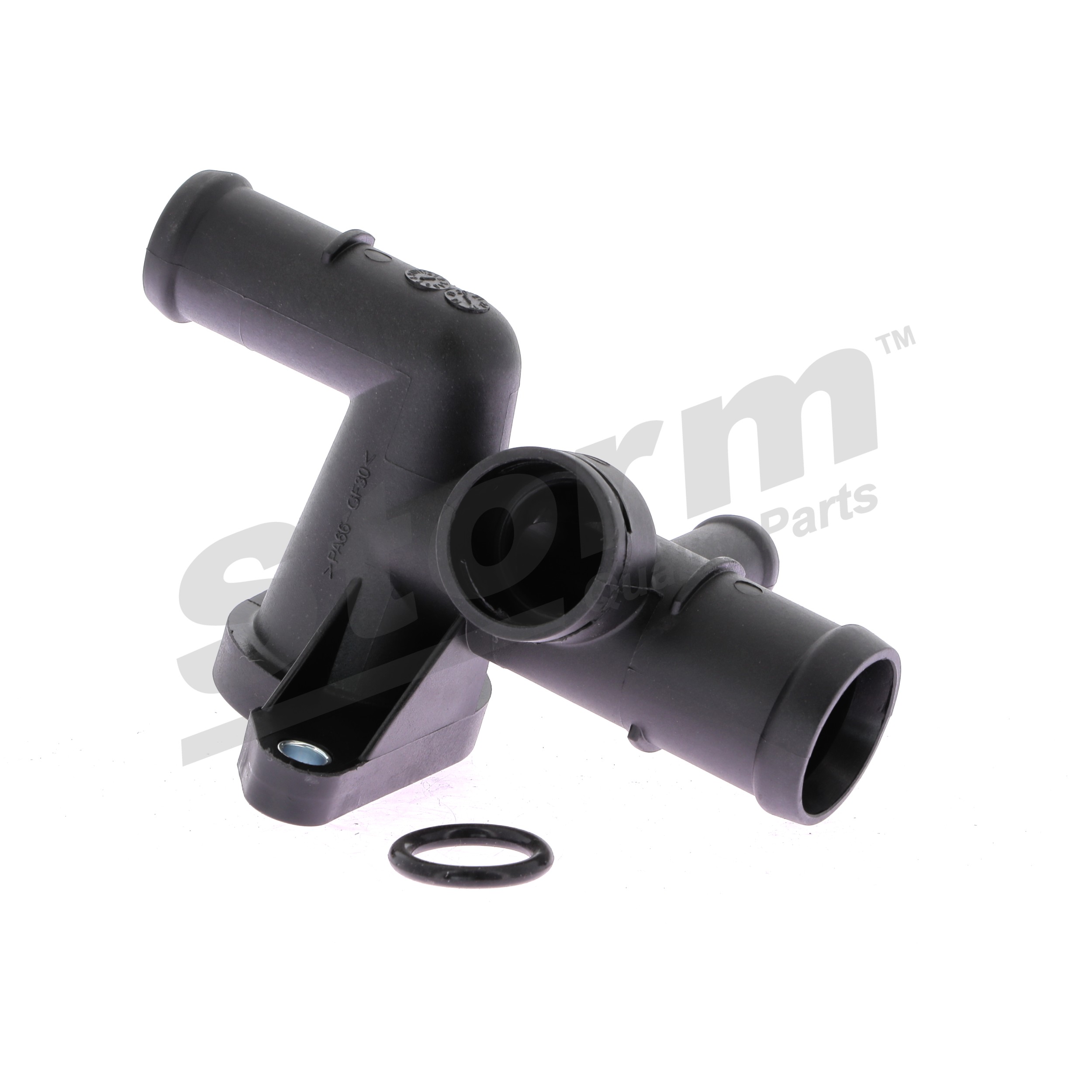Kühlmittelflansch 06A 121 132 A STORM QUALITY PARTS F2381 VW, AUDI, SKODA, SEAT, LAND ROVER
