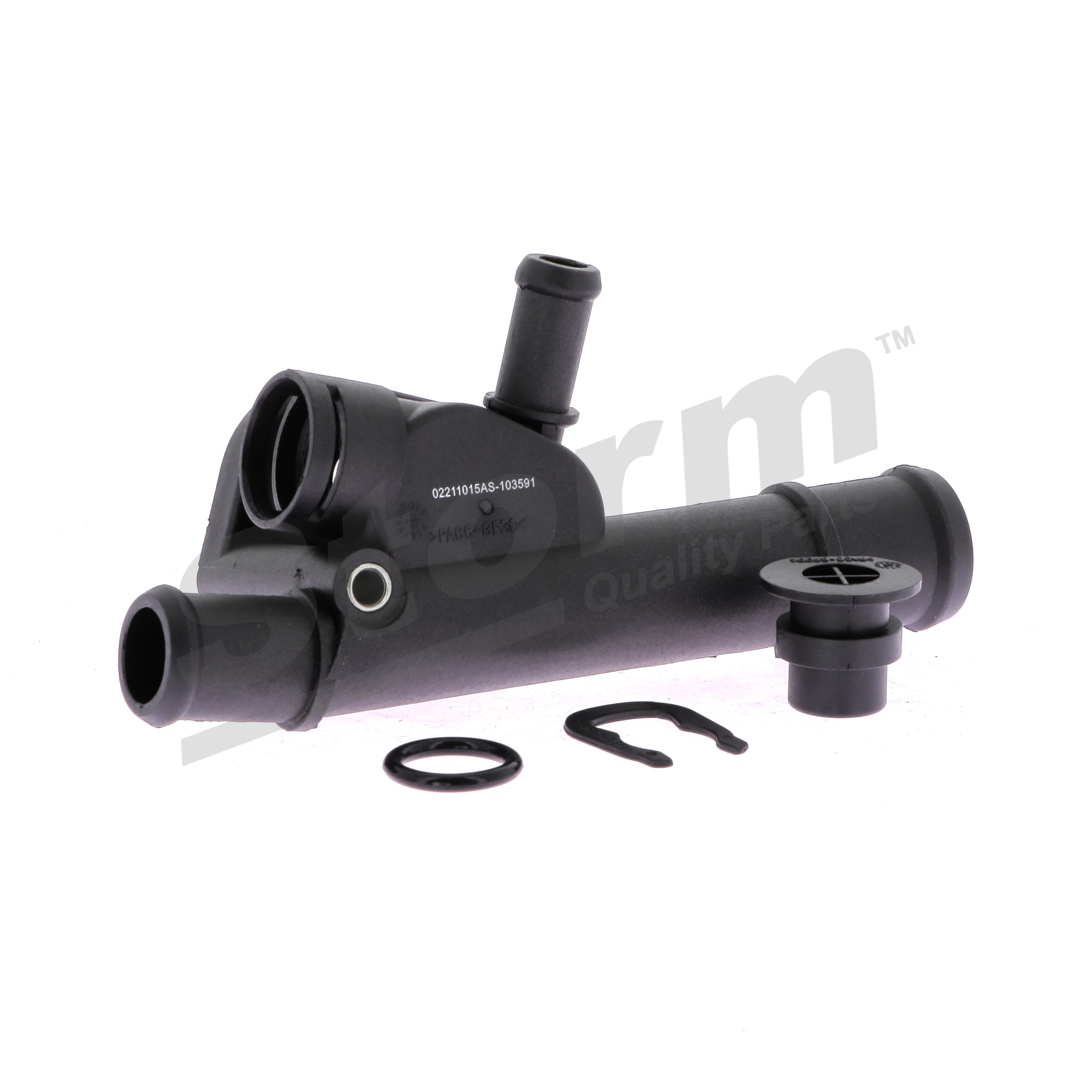 Kühlmittelflansch F3591 STORM QUALITY PARTS 032121132C VW, AUDI, SKODA, SEAT