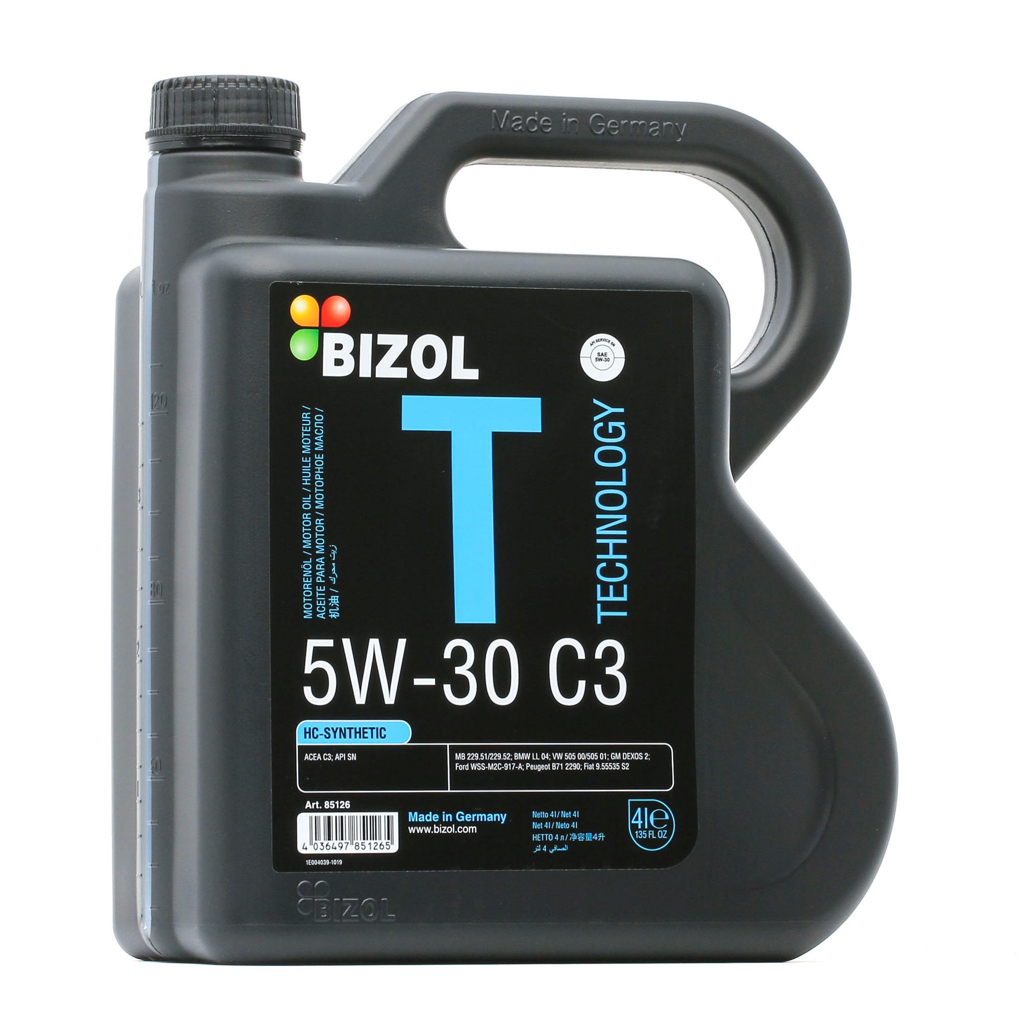 BIZOL TECHNOLOGY C3 5W-30 ACEA C3 4l