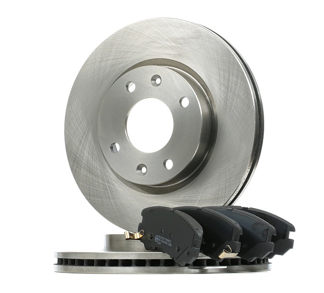 17359027 RIDEX 3405B1635 Kit dischi e pastiglie Kia Magentis GD posteriori e anteriori prezzo